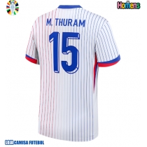 Camisa de Futebol França Marcus Thuram #15 Equipamento Secundário Europeu 2024 Manga Curta